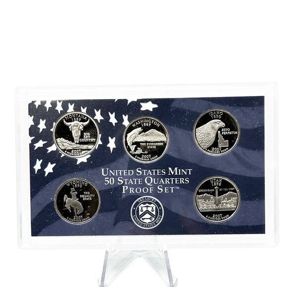 2007 US Mint State Quarters Proof Set Holiday Collector Edition - Picture 1 of 8